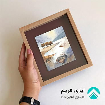 چوب راش نقاشی آبرنگ