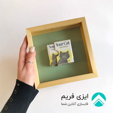 قاب شدوباکس کتاب گربه