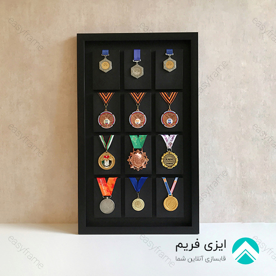 قاب مدال ورزشی پایه دار